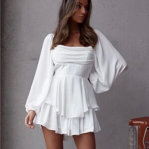 Selfie Leslie Wrap Flounce Romper